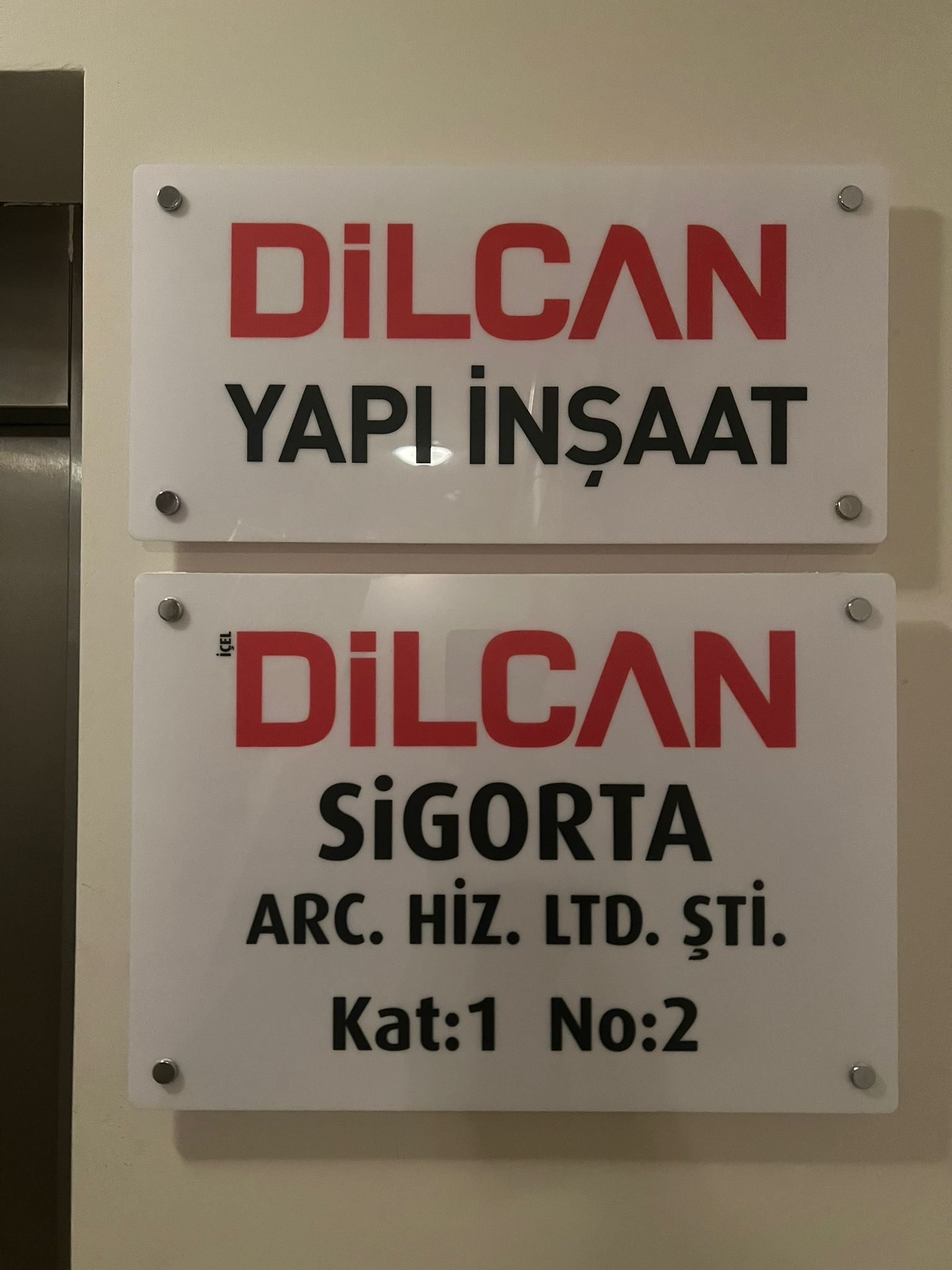 İç Mekan Tabelaları